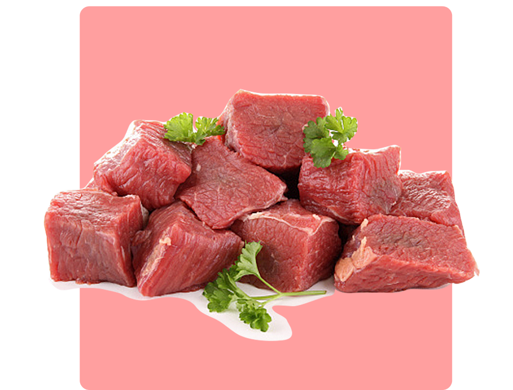beef pieces